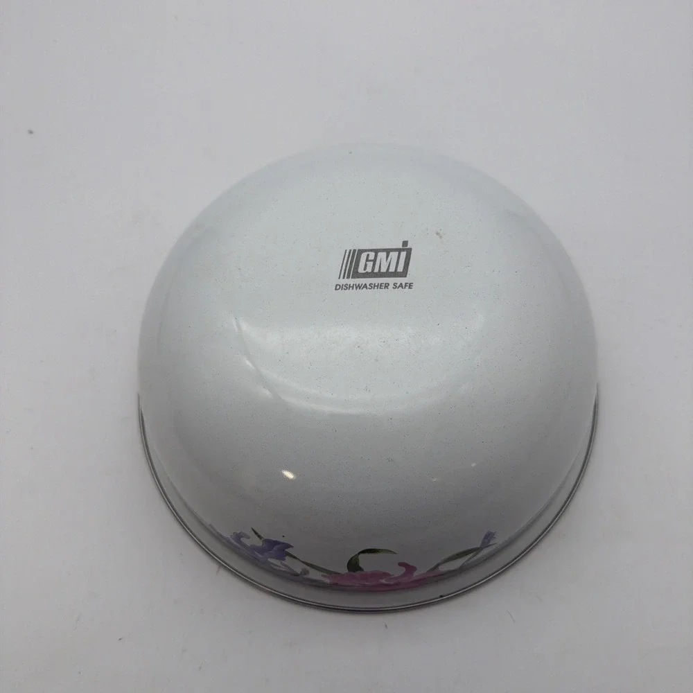 vintage GMI enamel-on-metal mixing bowl